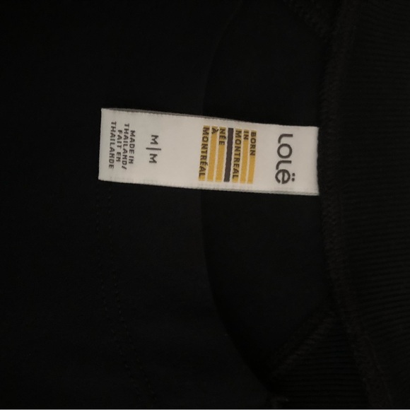 Lole Black Medium women’s baseball top - Picture 2 of 3